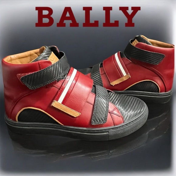 Bally Herick High Top Leather Sneakers - Picture 1 of 10